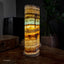 Aqua Onyx Cylinder Table Lamp (1 Out Of 8) Exotic - Table
