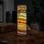 Aqua Onyx Cylinder Table Lamp (1 Out Of 8) Exotic - Table