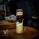 Aqua Onyx Lamp (Exotic Cylinder Table Lamp #26) - Table Lamp