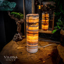 Aqua Onyx Crystal Table Lamp #14 - Floor Lamp