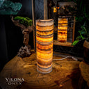 Aqua Onyx Crystal Table Lamp #15 - Floor Lamp
