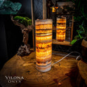 Aqua Onyx Crystal Table Lamp #15 - Floor Lamp