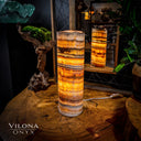 Aqua Onyx Crystal Table Lamp #15 - Floor Lamp