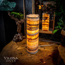 Aqua Onyx Crystal Table Lamp #16 - Floor Lamp