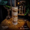 Aqua Onyx Crystal Table Lamp #18 - Floor Lamp