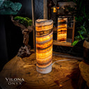 Aqua Onyx Crystal Table Lamp #18 - Floor Lamp