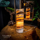Aqua Onyx Crystal Table Lamp #18 - Floor Lamp