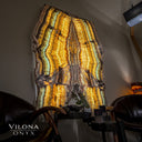 Aqua Onyx Rough Edge Crystal Wall Panels #1 - Decor