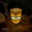 Aqua Onyx Small Square Crystal Table Lamp #24 - Floor Lamp