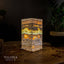 Aqua Onyx Small Square Crystal Table Lamp #26 - Floor Lamp