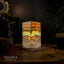 Aqua Onyx Small Square Crystal Table Lamp #35 - Floor Lamp