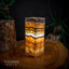 Aqua Onyx Small Square Crystal Table Lamp #49 - Floor Lamp