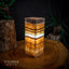 Aqua Onyx Small Square Crystal Table Lamp #49 - Floor Lamp