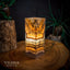 Aqua Onyx Small Square Crystal Table Lamp #50 - Floor Lamp