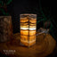 Aqua Onyx Small Square Crystal Table Lamp #52 - Floor Lamp