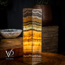 Aqua Onyx Square Table Lamp (Small #60) - Table Lamp