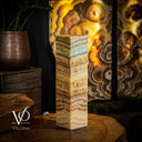 Aqua Onyx Square Table Lamp (Small #61) - Table Lamp