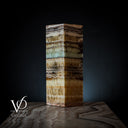 Aqua Onyx Square Table Lamp (Small #63) - Table Lamp