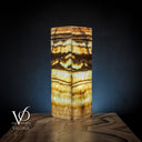 Aqua Onyx Square Table Lamp (Small #64) - Table Lamp