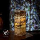 Aqua Onyx Square Table Lamp (Small #67) - Table Lamp