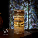 Aqua Onyx Square Table Lamp (Small #67) - Table Lamp