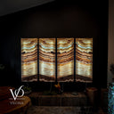 Aqua Onyx Wall Panels Quad (Set #3) - Decor