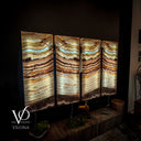 Aqua Onyx Wall Panels Quad (Set #3) - Decor