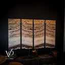 Aqua Onyx Wall Panels Quad (Set #3) - Decor