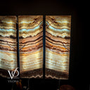 Aqua Onyx Wall Panels Quad (Set #3) - Decor