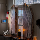 Aqua Onyx Wall Panels (Set #1 Live Edge) - Decor