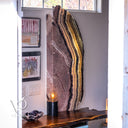 Aqua Onyx Wall Panels (Set #1 Live Edge) - Decor