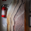Aqua Onyx Wall Panels (Set #1 Live Edge) - Decor