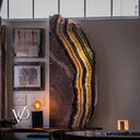 Aqua Onyx Wall Panels (Set #1 Live Edge) - Decor