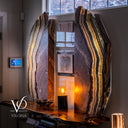 Aqua Onyx Wall Panels (Set #1 Live Edge)