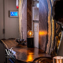 Aqua Onyx Wall Panels (Set #1 Live Edge) - Decor