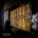 Aqua Onyx Crystal Wall Panels #4 (4 Set) - Decor