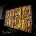 Aqua Onyx Crystal Wall Panels #4 (4 Set) - Decor