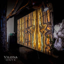 Aqua Onyx Crystal Wall Panels #4 (4 Set) - Decor