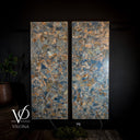 Modern luxury onyx wall panels with backlighting