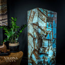 Argentina Blue Onyx (Rectangle Floor Lamp #3)