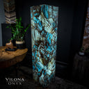 Argentina Blue Onyx (Square Floor Lamp #4)