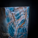 Argentina Blue Onyx (Square Floor Lamp #4)