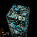 Argentina Blue Onyx (Square Floor Lamp #4)