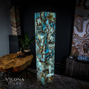 Argentina Blue Onyx (Square Floor Lamp #5)