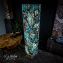 Argentina Blue Onyx (Square Floor Lamp #5)