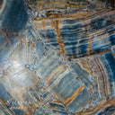 Argentina Blue Onyx (Square Floor Lamp #5)