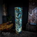 Argentina Blue Onyx (Square Floor Lamp #5)