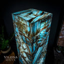 Argentina Blue Onyx (Square Floor Lamp #5)