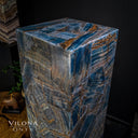 Argentina Blue Onyx (Square Floor Lamp #5)