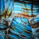 Argentina Blue Onyx (Square Floor Lamp #5)